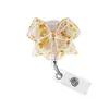 Venta Caliente Transfronteriza Extractor de Fácil Tracción Pinza para Insignia de Enfermera de Acrílico Hebilla Telescópica Clip de Cocodrilo Giratorio