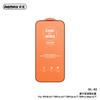 Película de vidrio templado HD REMAX ruidukangning película protectora para teléfono móvil para teléfono móvil Apple 15 película de vidrio templado anti-huellas dactilares