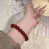Pulsera de Abalorios de Cristal Natural Piedra Natural 2026 Nuevo Artículo Popular Simple Nicho Sensación de Alta Gama Pulsera de Piedra Natural