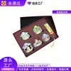Set de Imanes de Refrigerador Metálicos 3D Souvenir Personalizado de Viaje de Ciudad Logo Imán Creativo de Refrigerador Magnético
