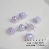 [Serie Púrpura] Joyería Hecha a Mano con Cuentas DIY Accesorios para Cadena de Teléfono Móvil Material de Cuentas Sueltas Colección de Cuentas Hechas a Mano del Mismo Color