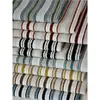 Tela Nueva Rayada Tintada en Hilo, Refrescante Tela Jacquard de Chenilla, Mezcla de Algodón y Lino, Tela al por Mayor en Stock para Todas las Estaciones, Adecuada para Cabeceras