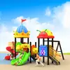 Parque de Diversões Grande Deslizador Externo Combinação de Tobogãs Equipamento de Playground Externo Comunitário Instalações de Brincadeiras Infantis