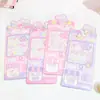 Adesivos para Máquina de Garra Star Paradise 4 Meninas Coelho Fofas Desenho Animado Material de Decoração para Caderno DIY Criativo