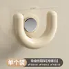 Suporte de chinelos para banheiro, tipo ventosa, montado na parede sem furar, modelo novo, suporte de pendurar com drenagem de água, suporte de armazenamento com gancho, em forma de U