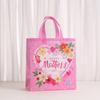 Bolsa de Tela No Tejida Bolsa de Embalaje para Regalo de Fiesta Bolsa Impermeable para Llevar al Por Mayor Bolsa de Compras Bolso Tote Bolsa de Regalo para el Día de la Madre