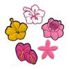 Transfronterizo Nuevo Estilo Hawaiano Zapatos Zapatos de Flores Zapatos con Agujeros de Hebilla Accesorios Decorativos Bolsa de Agujeros de Playa Accesorios de Dibujos Animados Diy