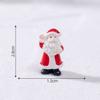 Transfronterizo Nuevo Producto Muñeco Realista de Papá Noel Paisaje Nival Decoración DIY Accesorios para Colgar Micro Paisaje Pequeños Adornos