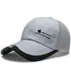 Gasa de verano red para el sol gorra de béisbol hombres exterior parasol casual red fina tela transpirable con ala grande sombrero al por mayor