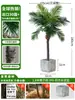 Grande Palmeira Areca Simulada Planta Tropical Coqueiro Planta Verde Biônica de Interior Árvore Falsa Atmosfera Paisagismo Ornamentos em Vaso