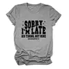 Desculpe o Atraso A dele Amazon Ebay Estação Independente Camiseta Feminina Simples e Confortável com Gola Redonda e Manga Curta