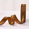 Cinta de Foil Dorado, Cinta Acanalada, Cinta para Manualidades, Lazo, Cinta Personalizada para Empaque de Flores, Caja de Regalo