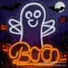 Painel Traseiro Novo Transfronteiriço Fantasma Acenando de Halloween Neon Boo Festival dos Fantasmas Quarto das Crianças Festa Luz Decorativa de Atmosfera
