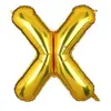 Globos de Papel de Aluminio de 16 pulgadas Versión Americana Dorado Letras Inglesas A-Z Números 0-9 Banner de Decoración para Fiesta de Cumpleaños Venta al por Mayor