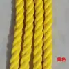 Cuerda elástica de nailon de colores, malla tejida para estructuras de escalada infantiles, atado y tejido DIY para decoración exterior y del hogar
