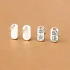 Accesorios de Materiales para Joyería Hecha a Mano DIY Colgante Placa de Palabra Plata de Ley 925 Seguro y Saludable Plata Tailandesa Regalo para Pareja Mejor Amigo