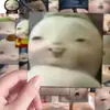 126 populares pegatinas abstractas de Hubba, emoji divertido y meme en línea para decoración de pared