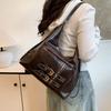 Bolso de Hombro Estilo Universitario Retro de Alta Calidad Otoño e Invierno Nuevo Bolso Tote Todo Fósforo Comercio Exterior Bolso Cruzado para Viajes