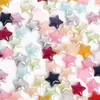 Lindo Color Estrella de Cinco Puntas Flor Lazo ABS Perla Cuentas Material Accesorios DIY Arte de Uñas Parche para Carcasa de Teléfono