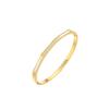 Pulsera de Acero de Titanio con Hebilla de Zirconia de Colores Brillantes Estilo Fresco y Dulce INS Transfronteriza Europea y Americana para Mujer con Diamantes Completos y Acabado Pulido