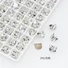 Dongzhou Cristal 8mm Cabeça de Gato Alta Qualidade K9 Super Brilhante Pedras de Strass para Nail Art Gato da Sorte Estilo Francês Celebridade da Internet Decorações de Strass para Nail Art