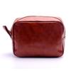 Bolsa de Afeitado para Hombre Amazon Bolsa de Almacenamiento para Lavado de Viaje Color Sólido PU Cuadrada Simple Transfronteriza Cremallera Bolsa de Cosméticos