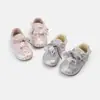 Zapatillas Alemanas de Lunares para Niñas, Cierre de Cordones con Lazo y Campana, Suela Suave, Velcro, Estilo Casual de Princesa, Zapatos para Niños