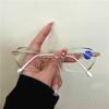 TikTok Celebridade da Internet Mesmo Estilo Diamante Estrelado Sem Aro Óculos para Presbiopia Moda Live Senhoras Brilho Anti-luz Azul