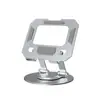 Soporte de Escritorio para Laptop y Tableta, Giratorio y Plegable, Soporte Elevado de Aleación para Refrigeración, Soporte Giratorio Elevador de Monitor