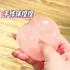 Brinquedo para alívio do estresse: nova bola de pressão de óleo de coco, alto valor estético, moldável, sem retorno, brinquedo de apertar DIY, bola artesanal