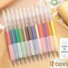12-color 3D Jelly pen ins high-looking color journal pen estudante criativo diy art painting pen atacado