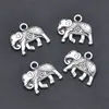 Colgante DIY de aleación de zinc vintage decoración de elefante accesorios venta directa de fábrica al por mayor