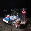 Caixa de Exibição Transparente de PVC para Pet Casamento Doce Embalagem de Boneca Caixa de Presente de Plástico Retangular Personalização