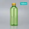 Botella de Aluminio con Tapa de 100ml, Botella para Loción, Botella para Líquidos, Botella Vacía de Plástico PET, Botella de Agua Cosmética Portátil, Botella de Muestra