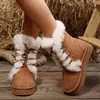 Otoño 2026 Nueva Llegada Comercio Exterior Tallas Grandes para Mujer Casual Cómodo Estilo Europeo Moderno Ropa de Abrigo Botas de Piel Talla Única