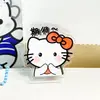 Clip sellador decorativo de regalo de gato KT de dibujos animados, clip para notas, clip de PP para estudiantes, lindo producto de venta al por mayor de 2 yuanes