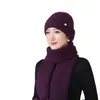 Novo Chapéu Quente para Mulheres de Meia-Idade e Idosas no Inverno, Chapéu Bucket de Lã de Coelho Espesso com Forro de Fleece