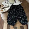 Calça Esportiva Infantil Novo Estilo Calça Casual de Veludo Cotelê Calça Infantil Calça de Moletom Outono Meninos e Meninas Solta Estilo Coreano Calça Harem Tendência