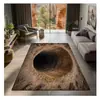 Alfombrilla de suelo de terciopelo de cristal estilo americano para entrada de casa, felpudo decorativo resistente al desgaste para sala de estar y dormitorio, alfombra resistente a la suciedad