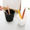 Portalápices Irregular Simple Tubo de Almacenamiento para Papelería de Escritorio Papelera de Escritorio Mini Almacenamiento Plegable de Gran Capacidad