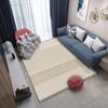 Alfombra para Sala de Estar 350, Cachemira Sintética Lavable, Moderna y Simple, Adecuada para Estudio, Dormitorio, Sofá, Mesa de Centro y Múltiples Escenas