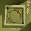 2026 Caja de Regalo Nueva Festival del Bote del Dragón Pulsera de Cuerda Roja Tejida a Mano Cuerda Colorida Pulsera Zongzi para Niños Regalo Venta al por Mayor