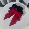 Broche de Veludo Liso em Forma de Laço Estilo Universitário Coreano para Mulheres, Acessório para Decote, Gravata Borboleta para Evitar Exposição