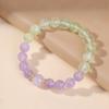 Pulseira de Laço de Cristal Branco de Pedra de Uva Natural Doce Pulseirinha Fresca Pulseira Versátil de Alto Nível Atacado para Mulheres