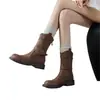 Botines Cortos para Mujer, Estilo Retro Planos, Nuevos Modelos Primavera, Otoño e Invierno, Moda Versátil y Tendencia 2026 Botines Retro