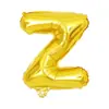 Globo de letra de cumpleaños de 16 pulgadas, imitación de globo de letra pequeña A-Z, venta al por mayor, decoración de cumpleaños transfronteriza, globo de letra