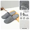 Pantuflas Desechables Antideslizantes para Hoteles de Estrellas, Pantuflas de Algodón y Lino para Hoteles, Salones de Belleza y Casas de Huéspedes, Pantuflas Desechables Engrosadas al por Mayor