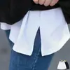 Algodón Primavera, Verano, Otoño e Invierno Cuatro Estaciones Sudadera Apilada Accesorios Interiores para Mujer Base Estilo Coreano Falda Sudadera Dividida Cortina de Pedos de Moda