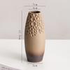 Shu men retro cerámica envejecida jarrón pequeño decoración flor seca sala de estar arreglo floral planta verde hidropónica escritorio Zen chino