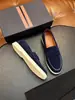 Comércio Exterior ZNA Sapatos Loafer Matte Retro de Couro Respiráveis Solado Macio Slip-on para Dirigir Sapatos Masculinos Transfronteiriços Tamanho Grande Sapatos Masculinos